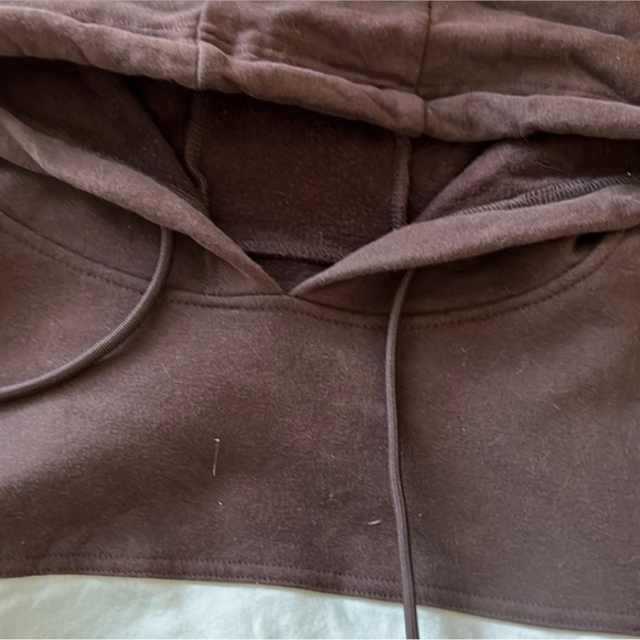 Buff bunny Color Block Cropped hoodie sz med - Picture 5 of 6